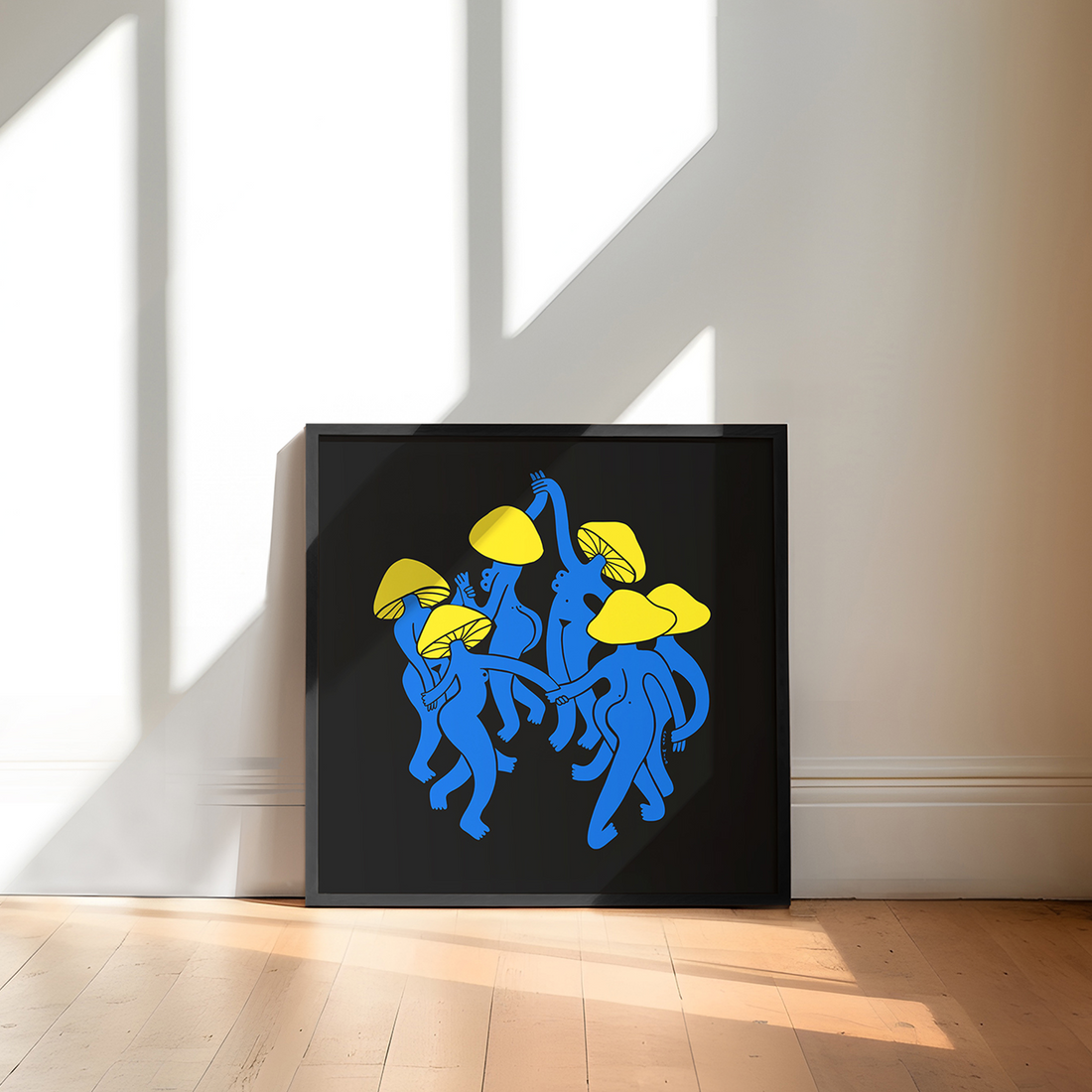 Mushroom Dance Art Print