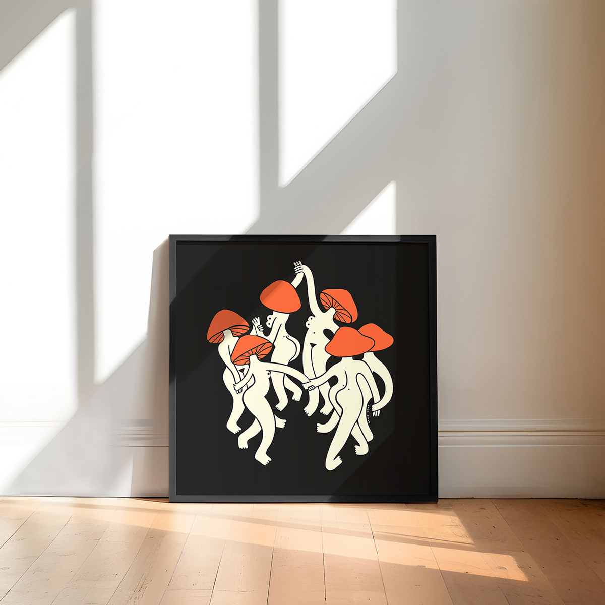 Mushroom Dance Art Print