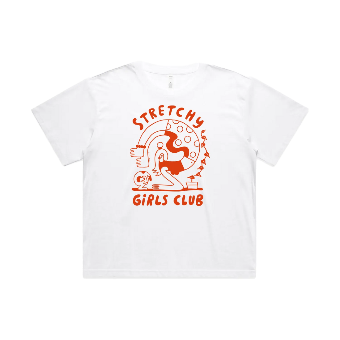 Stretchy Girls Club Tee AU
