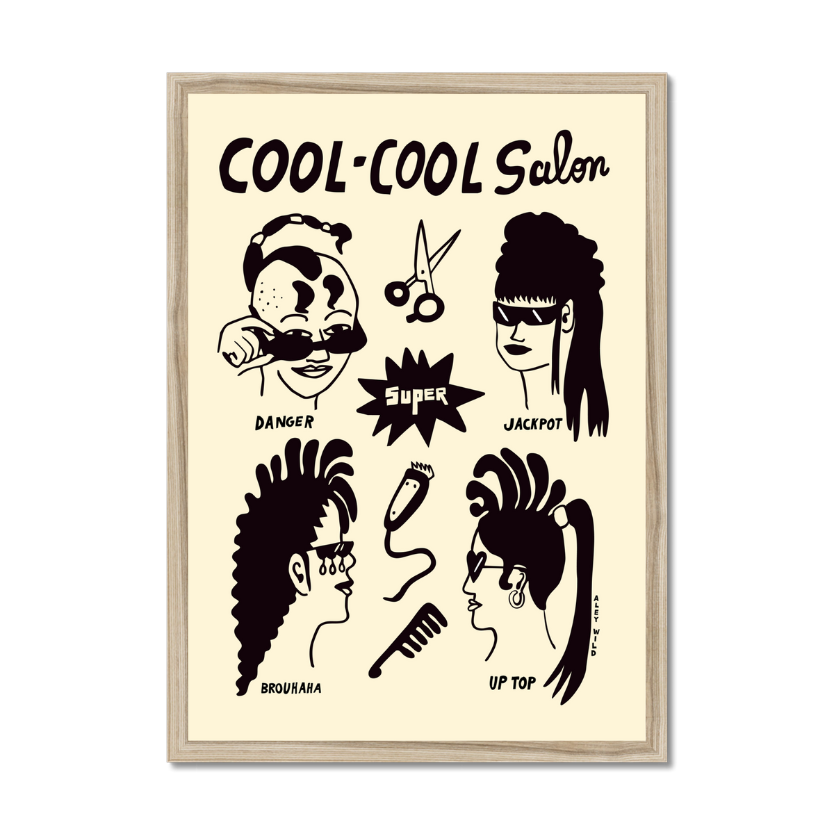 Cool-Cool Salon Art Print