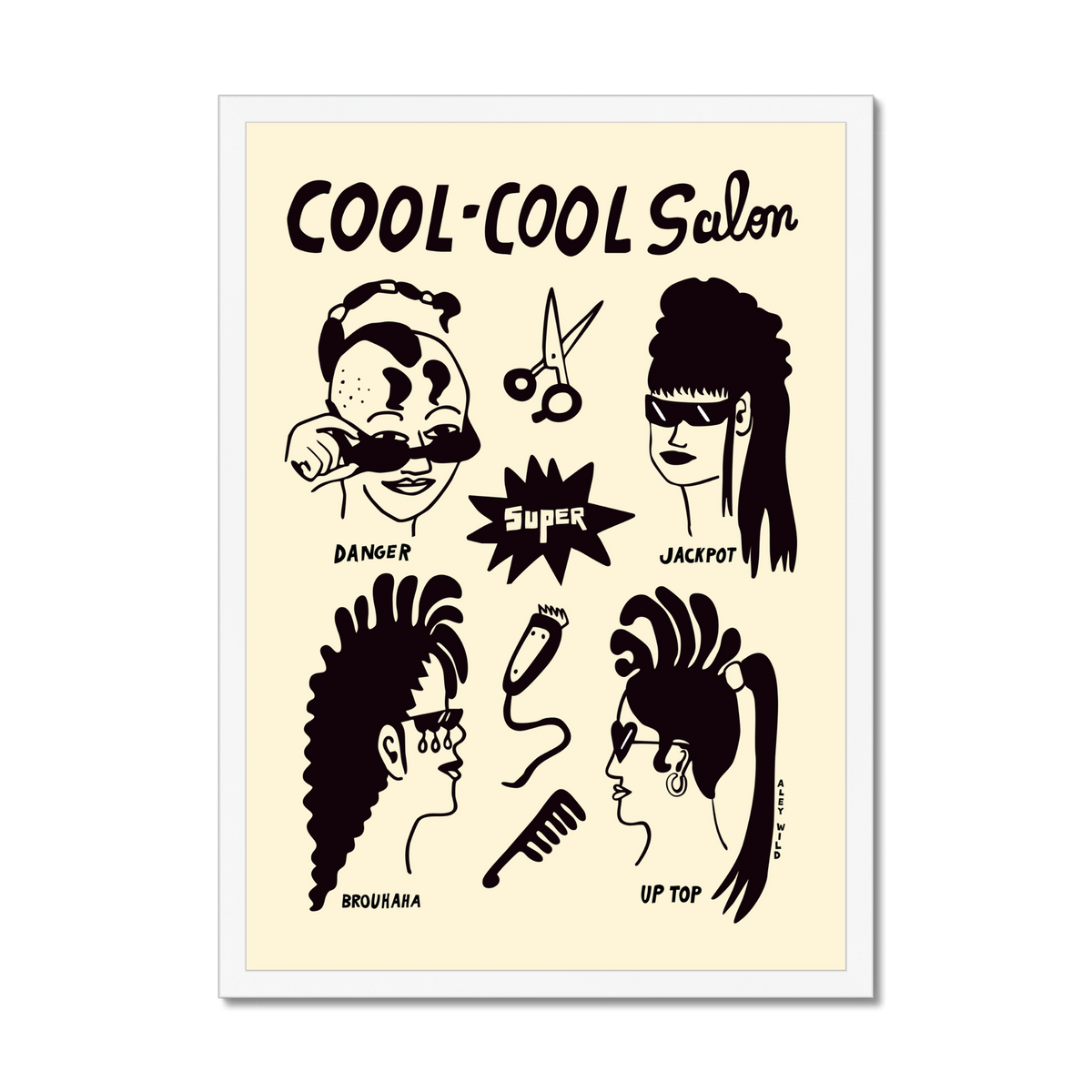 Cool-Cool Salon Art Print