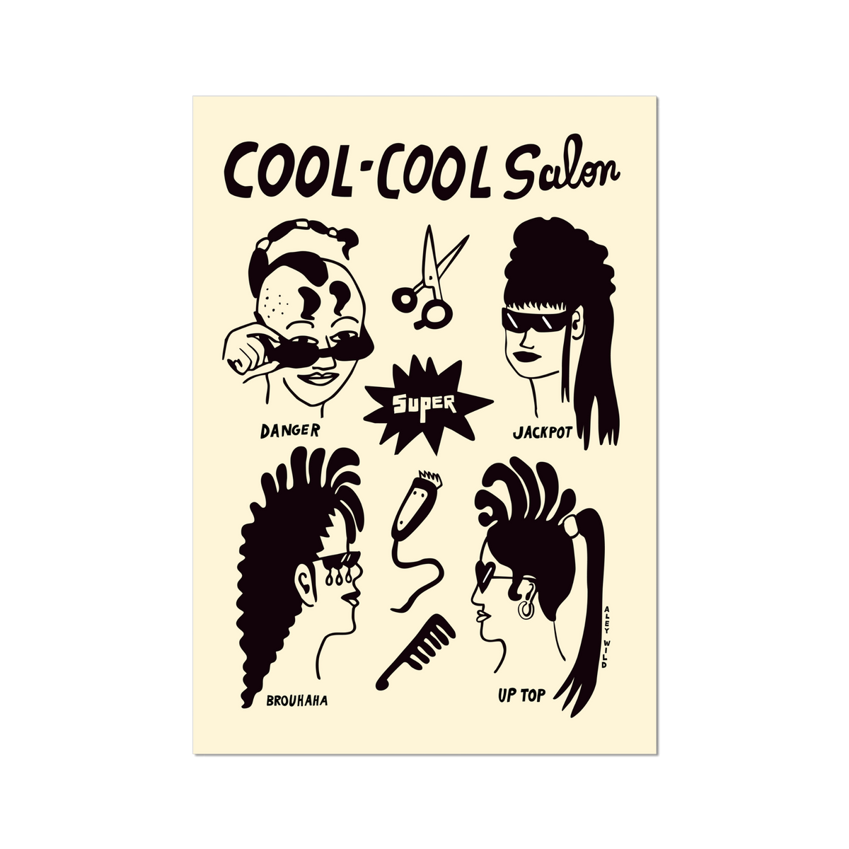Cool-Cool Salon Art Print